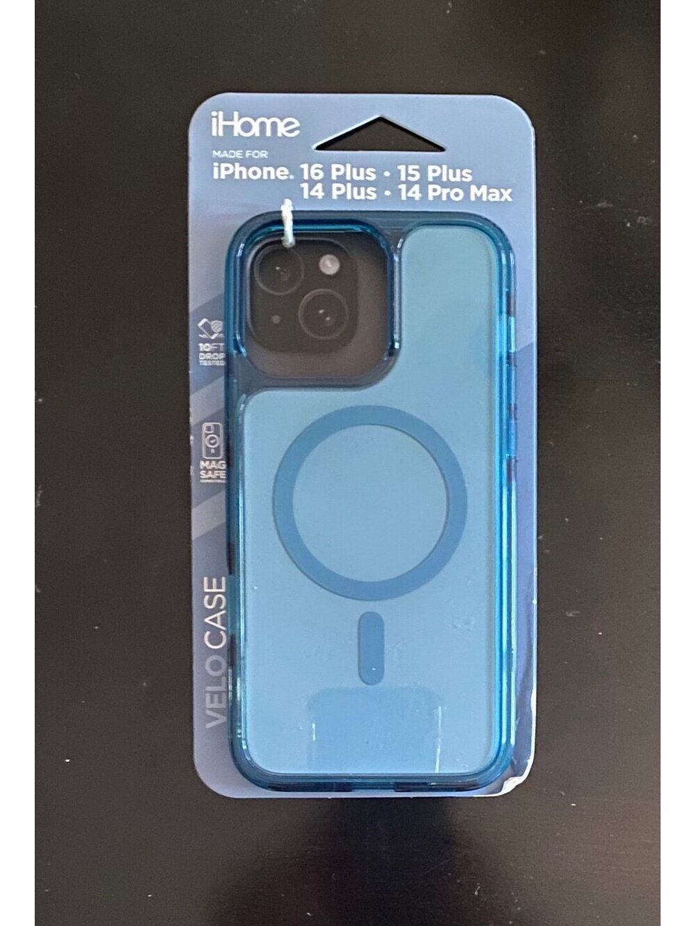 iHome case for iPhone 16/15/14 Plus & 14 Pro Max Dark Blue